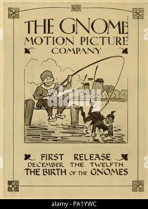 715 Gnome Motion Picture Company ad Stock Photo