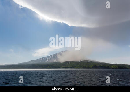 Atlasov Island, Kuril Islands Stock Photo