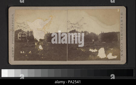 79 A farm scene showing men stacking hay (NYPL b11707679-G90F071 017F) Stock Photo