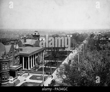 164 Atlanta, Peachtree Street 1895 Stock Photo