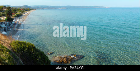 Summer Sea View From Trani Ammouda Beach (Ormos Panagias