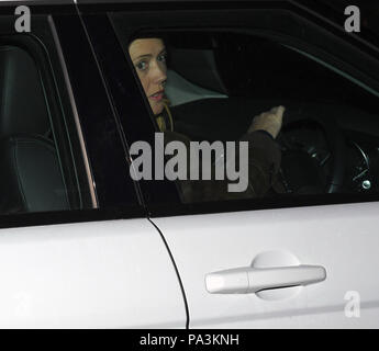 STOCK TIMELINE IMAGE - Ant McPartlin's new girlfriend Anne Marie Corbett is pictured leaving Ant McPartlin's mother's house at 9.30pm, on 20th March, 2018. Corbett was the PA to McPartlin and his wife Lisa Armstrong, prior to the pair becoming involved in a relationship.  Featuring: Anne Marie Corbett Where: London, West, United Kingdom When: 19 Mar 2018 Credit: Steve Finn/WENN Stock Photo