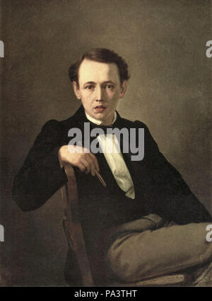 Perov  Vasily - Self Portrait 1 Stock Photo