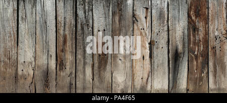 Wooden wall from old planks Stock Photo