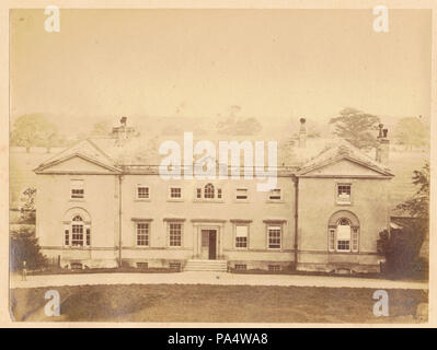 19 1860s photograph of Kirkby Fleetham House Stock Photo