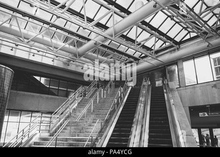 The inside of the Government Center Metro Rail Station in Downtown ...