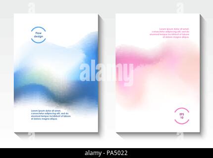 Flow design vector covers Stock Vector