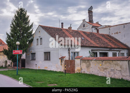 Brewery in Uhersky Ostroh city in Zlin Region of Moravia in Czech Republic Stock Photo