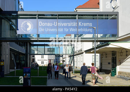 Krems an der Donau: university 'Donau Universität Krems' in Austria, Niederösterreich, Lower Austria, Wachau Stock Photo