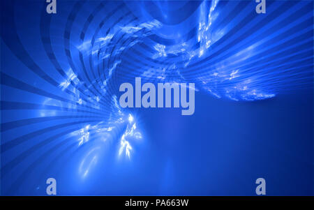 An illustration of a blue abstract background Stock Photo