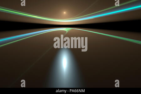 An illustration of a nice abstract brown green background Stock Photo