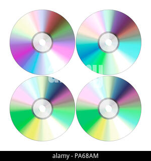 An illustration of a nice cd rom texture Stock Photo