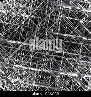 An illustration of a nice seamless metal weave texture Stock Photo