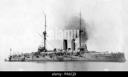 138 Japanese battleship Asahi Stock Photo