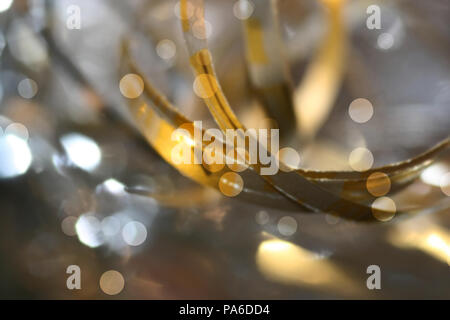 An illustration of an abstract golden background Stock Photo