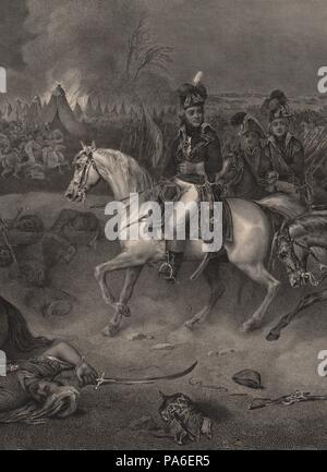 General Jean-Baptiste Kléber (1753-1800) in the Battle of Heliopolis. Museum: PRIVATE COLLECTION. Stock Photo