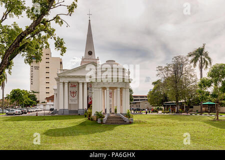 Georgetown, Penang, Malaysia - Dec 8, 2017: St George Church built in 19th century. It is the oldest Anglican church in South East Asia in historical  Stock Photo
