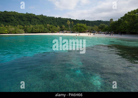 Champagne Beach, Vanuatu Stock Photo