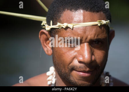 Tufi village, Papua New Guinea Stock Photo