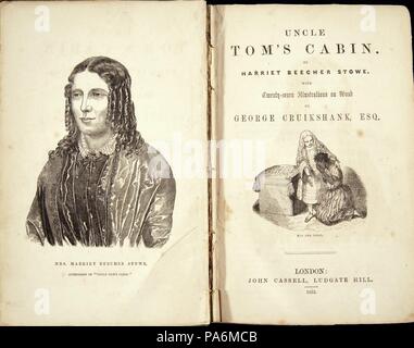 Harriet Beecher Stowe Frontispiece Of Uncle Tom S Cabin Or Life