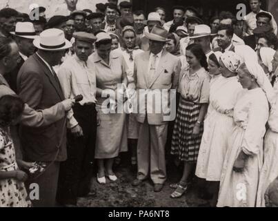 Josip Broz Tito during his state visit to Kiev, June 1956. Museum: PRIVATE COLLECTION. Stock Photo