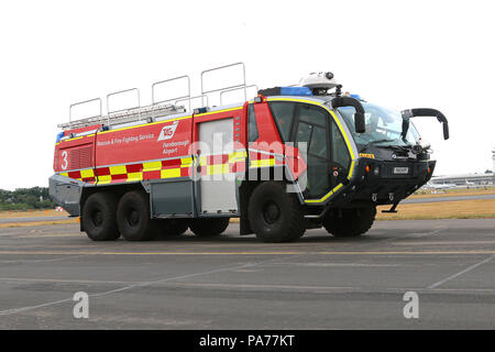 Rosenbauer airport fire truck, Farnborough International Airshow ...