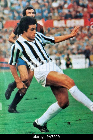 95 Franco Causio - 1974 - Juventus FC Stock Photo