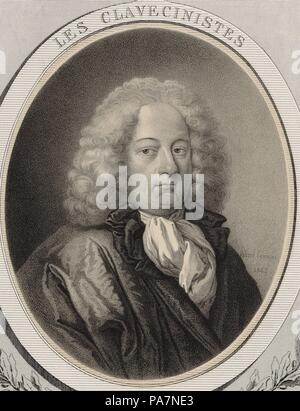 Portrait of the composer Georg Friedrich Haendel (1685-1759). Museum: PRIVATE COLLECTION. Stock Photo