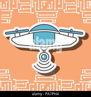 drone technology futuristic gadget device Stock Vector