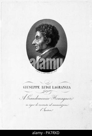 Joseph-Louis Lagrange, comte de l'Empire, French Mathematician, Comte de  l'Empire