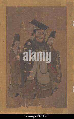 Emperor And Two Attendants. Artist: Unidentified Artist; Artist: Copy ...