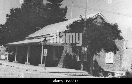 76 Estación Gaiman en la década de 1960 Stock Photo
