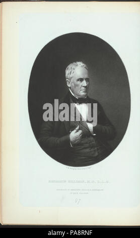 196 Benjamin Silliman, M.D., L.L.D., professor of chemistry, geology and mineralogy in Yale College (NYPL Hades-255961-430980) Stock Photo