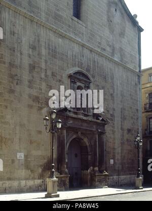 IGLESIA DE S NICOLAS. Location: COLEGIATA DE SAN NICOLAS DE BARI, ALICANTE, SPAIN. Stock Photo