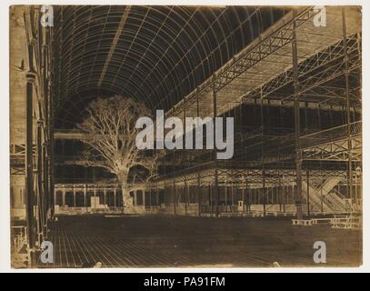 Crystal Palace, Hyde Park, Transept. Artist: Benjamin Brecknell Turner (British, 1815-1894). Dimensions: Image: 30.2 x 40.1 cm (11 7/8 x 15 13/16 in.). Date: 1852.  Like many early practitioners, Turner was a gentleman amateur for whom photography was a passion, not a profession. He took up photography in 1849, when the medium was barely a decade old. He was thirty-four, recently married, and had worked in the family's candle and saddle-soap business since age sixteen. His decision to purchase a larger camera, capable of making negatives as ambitious in scale as this one, was surely prompted b Stock Photo