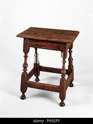Joined Stool Joint Stool. Culture: American. Dimensions: 23 1/2 x 18 x 11 in. (59.7 ...