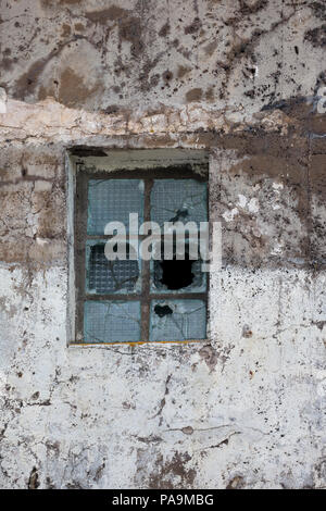 Remains of Soviet era Gulag for Women and fox farm - Atlasov Island, Kuril Islands Stock Photo