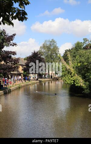 Bourton on the Water, Cotswolds, Gloucestershire, UK Stock Photo