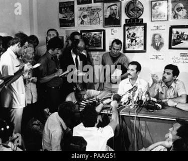 198 PFLP press conference after Dawson's field hijackings, 15 September 1970