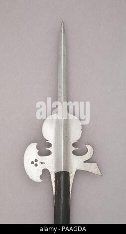 Halberd. Culture: Swedish. Dimensions: L. 90 in. (228.7 cm); L. of head 12 in. (30.6 cm); W. 6 3/8 in. (16.3 cm); Wt. 3 lbs. 4 oz. (1474.2 g). Date: early 16th century. Museum: Metropolitan Museum of Art, New York, USA. Stock Photo