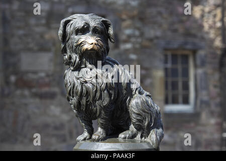 Greyfriars Bobby Statue, Edinburgh Scotland Stock Photo