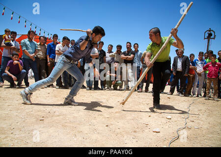 IN PICTURES  Umgangela (stick fight) — the game of men