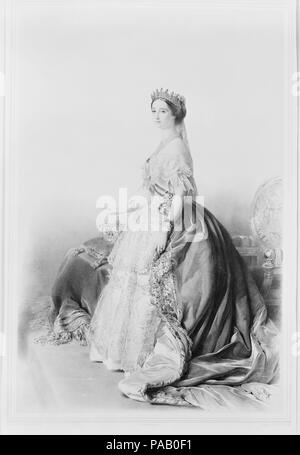 Winterhalter Franz Xavier - the Empress Eugenie 7 (in a Straw Hat Stock  Photo - Alamy