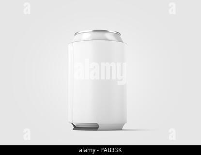 Blank White Collapsible Beer Can Koozie Mock Up Isolated Stock Photo -  Download Image Now - iStock