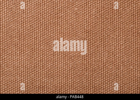 Close up of rough brown canvas background Stock Photo