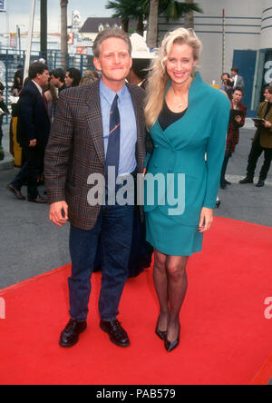 HOLLYWOOD, CA - MARCH 28: (L-R) Actor Eric Douglas and actress Sally Kirkland attend the Seventh Annual IFP/West Independent Spirit Awards on March 28, 1992 at Raleigh Studios in Hollywood, California. Photo by Barry King/Alamy Stock Photo Stock Photo