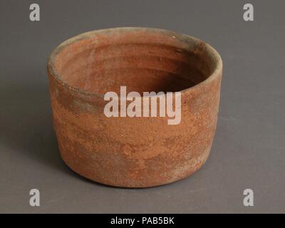 Bowl. Culture: Coptic. Dimensions: Overall: 2 3/4 x 4 5/16 in. (7 x 10.9 cm). Date: 4th-7th century. Museum: Metropolitan Museum of Art, New York, USA. Stock Photo