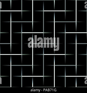 An illustration of a nice seamless metal weave texture Stock Photo