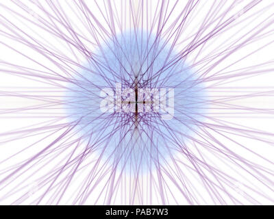 An illustration of a nice abstract purple rays background Stock Photo
