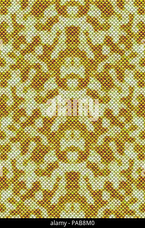 An illustration of a seamless snake skin texture Stock Photo